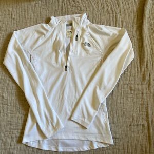 North face quarter zip pull over